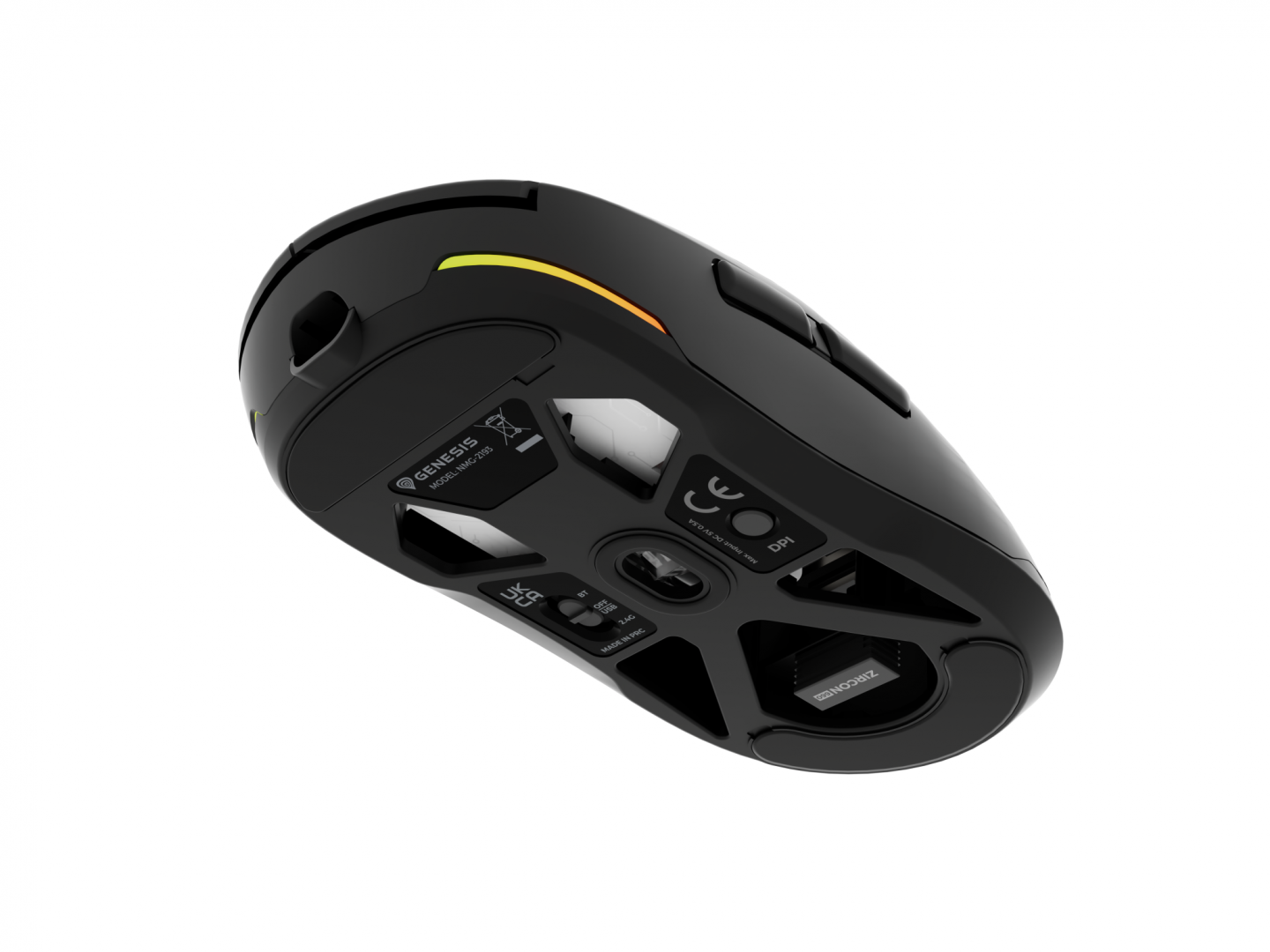 Mouse Gaming GENESIS Zircon 660 PRO Wireless 26000 DPI Negru - imagine 10