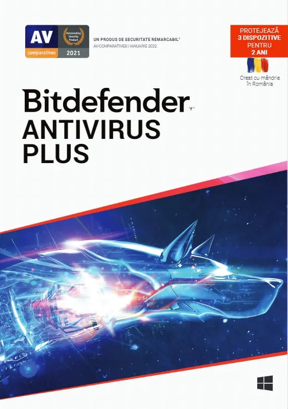 Licență Antivirus BITDEFENDER Plus 3 Utilizatori 2 Ani