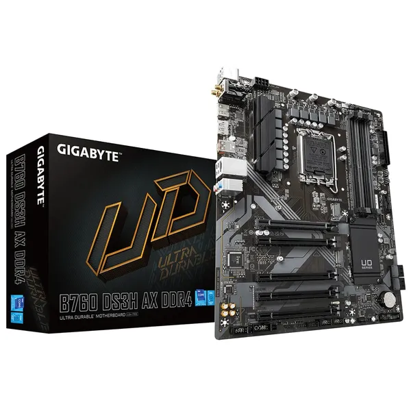Placă de bază GIGABYTE B760 DS3H AX DDR4 LGA1700 ATX - imagine 1
