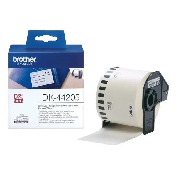 Bandă Continuă Hârtie BROTHER DK44205 62x30mm 48m