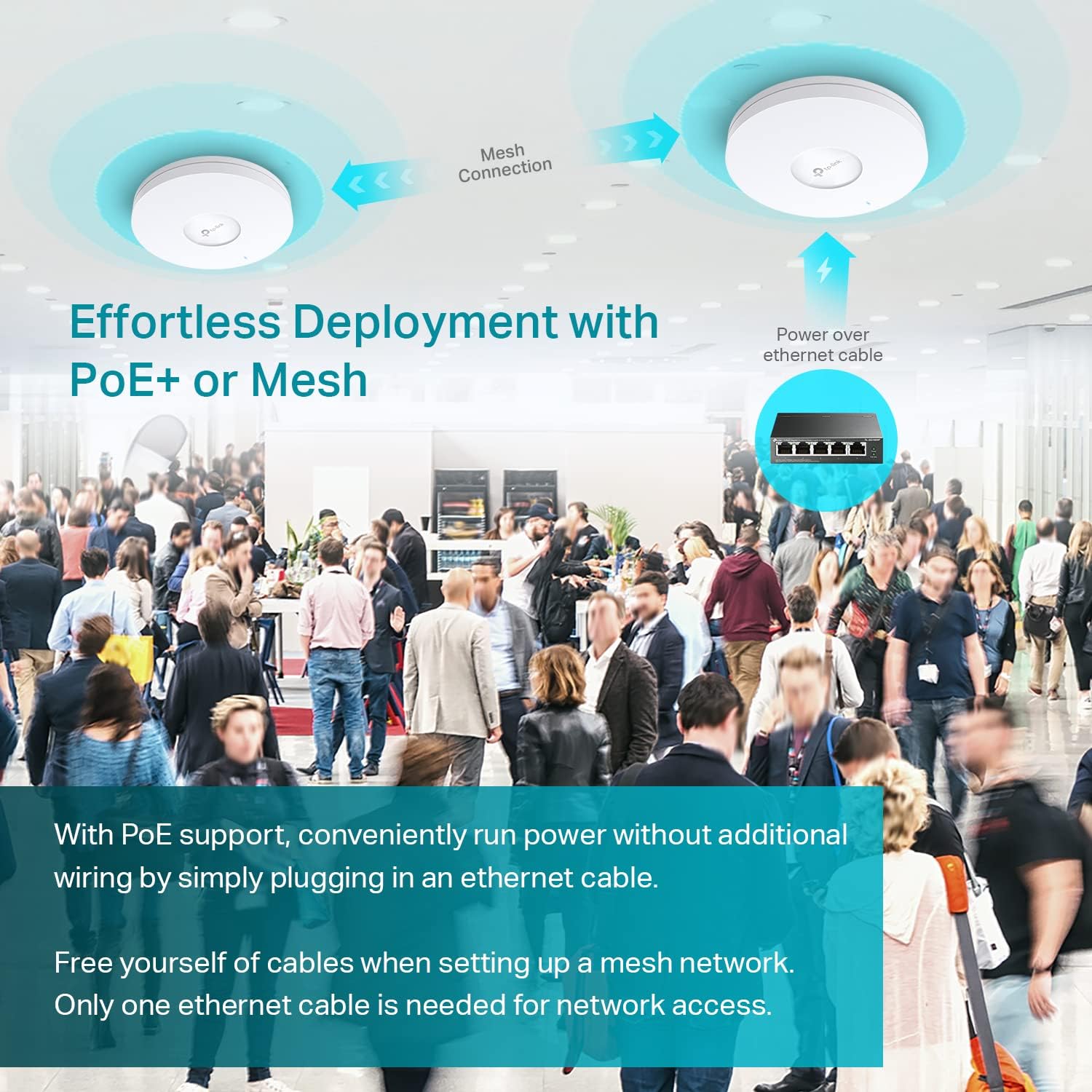 Access Point TP-LINK EAP660 HD AX3600 Dual Band WiFi 6 - imagine 6