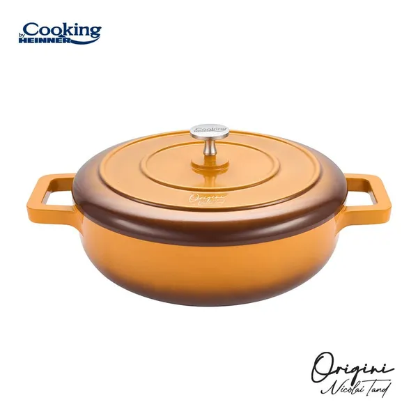Cratiță HEINNER Nicolai Tand Aluminiu Turnat 26cm 3.4L cu Capac - imagine 2