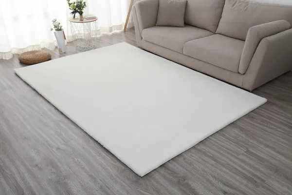 Covor HEINNER Shaggy soft blanita Alb 160x230 cm
