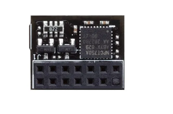 Modul TPM ASUS TPM-SPI Nuvoton NPCT750 14-1 Pin SPI