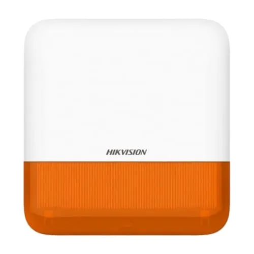 Sirenă Exterior HIKVISION DS-PS1-E-WE-O AX PRO Wireless Portocaliu - imagine 4