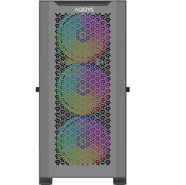 Carcasă PC AQIRYS AQUILLA Mid Tower ARGB Negru - imagine 3