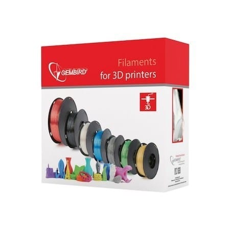 Filament GEMBIRD PLA 1.75mm 1Kg Gri Marmura 3DP-PLA1.75-02-MAR