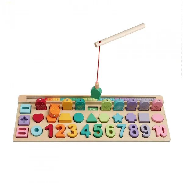 Joc Puzzle MOMKI 4 in 1 35 Piese din Lemn - imagine 3