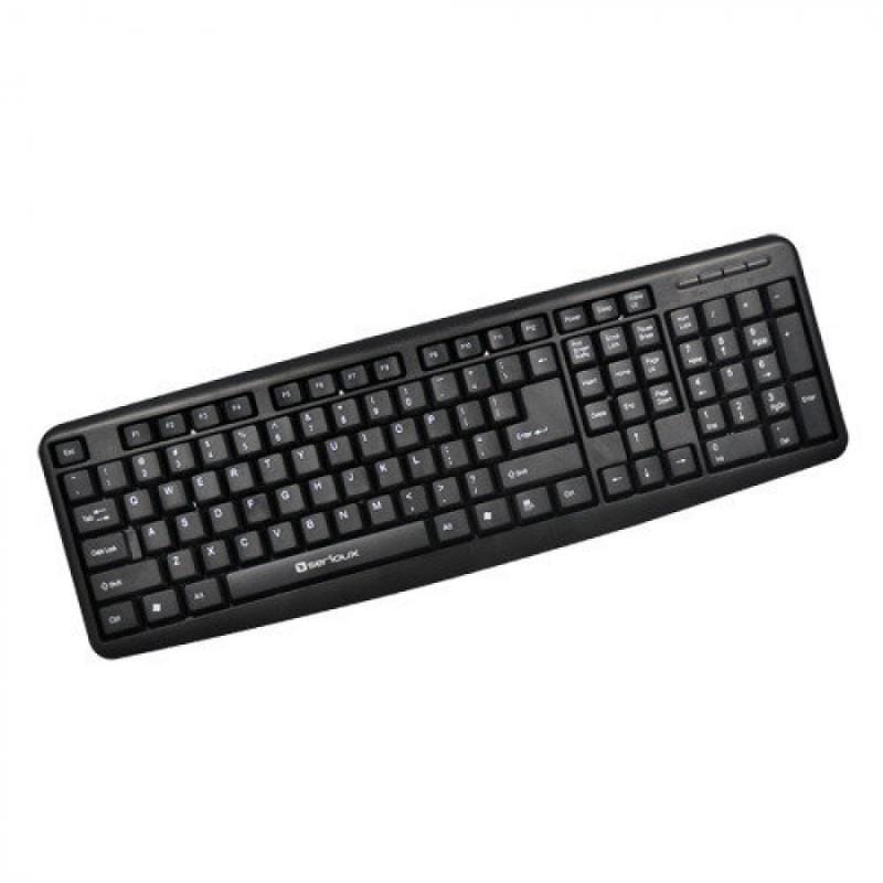 Tastatură SERIOUX 9400USB 104 Taste US Layout Negru