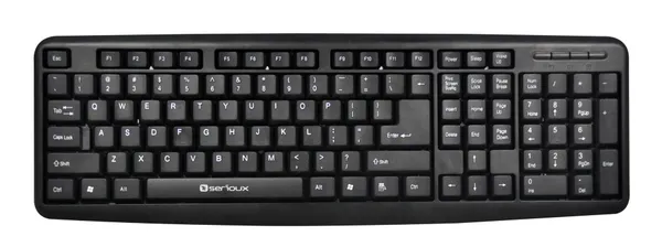 Tastatură SERIOUX 9400USB 104 Taste US Layout Negru - imagine 2