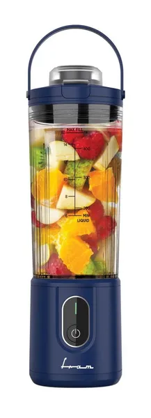 Blender Portabil FRAM FBP-P74BL Albastru 400 ml - imagine 4