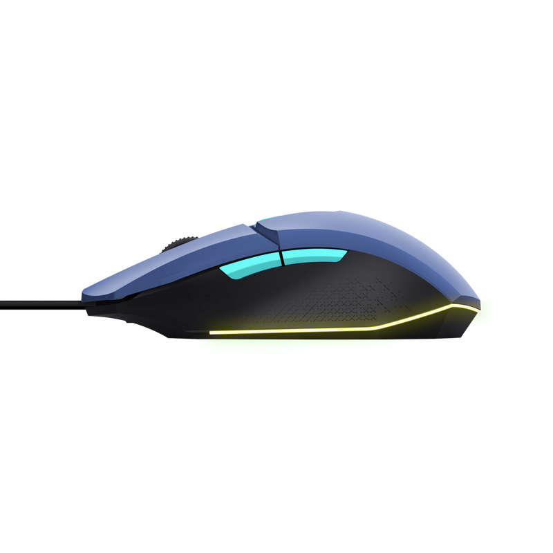 Mouse Gaming TRUST GXT109B Felox USB 6400 DPI Albastru TR-25067 - imagine 3
