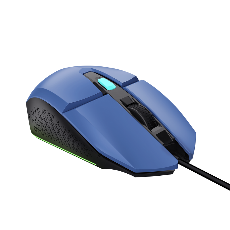 Mouse Gaming TRUST GXT109B Felox USB 6400 DPI Albastru TR-25067 - imagine 2
