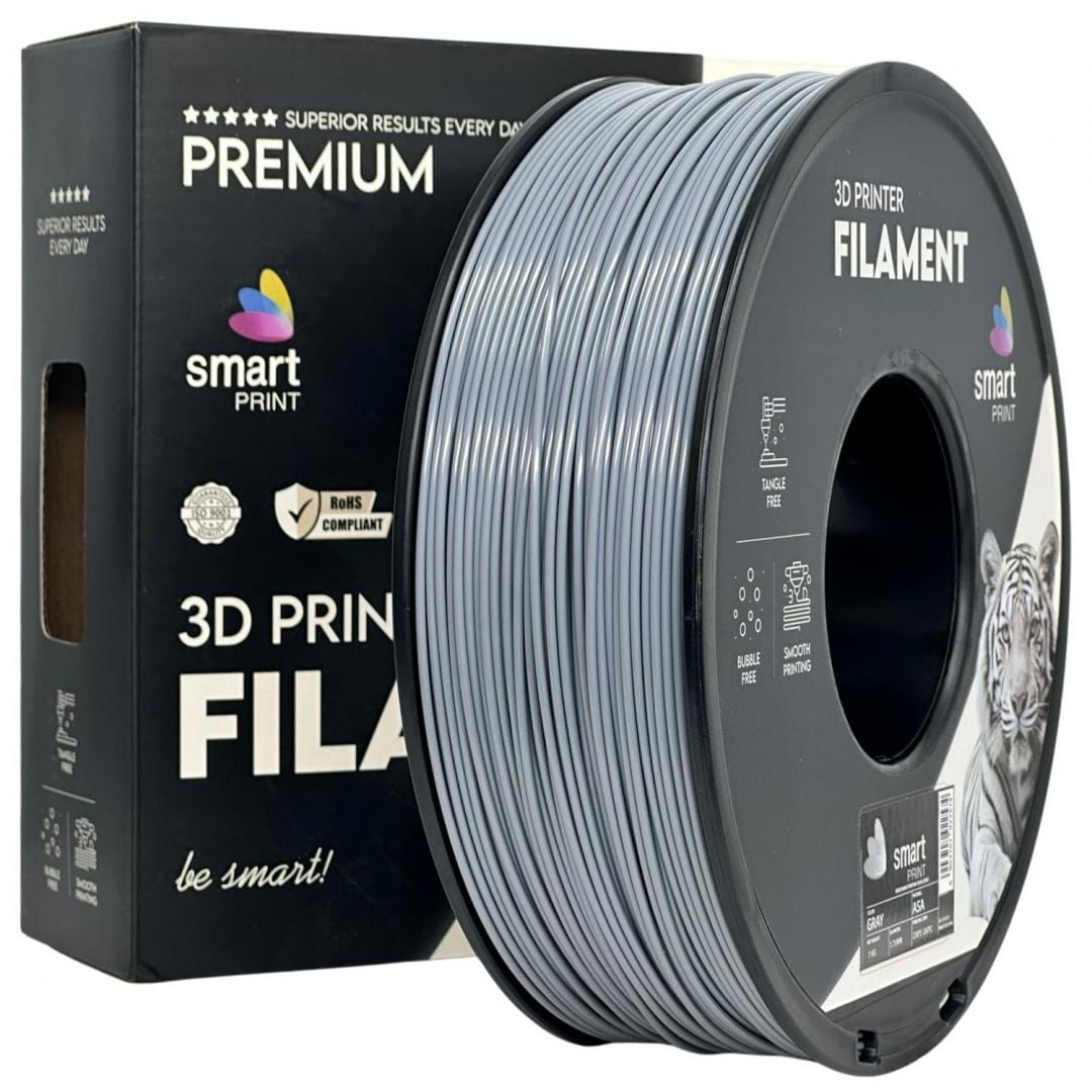 Filament 3D SMART PRINT ASA Gri 1.75mm 1KG