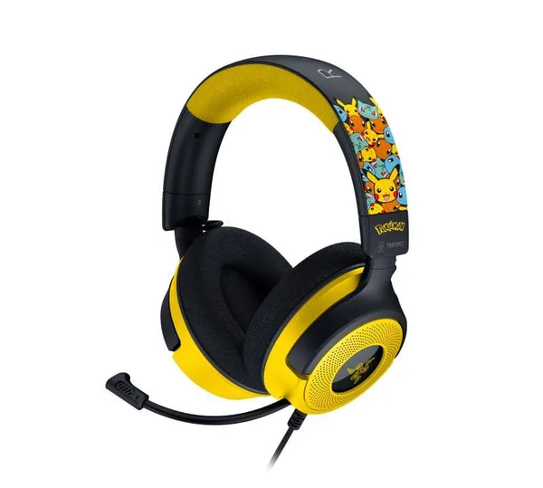 Căști Gaming RAZER Kraken V4 X Pokémon Wired Negru