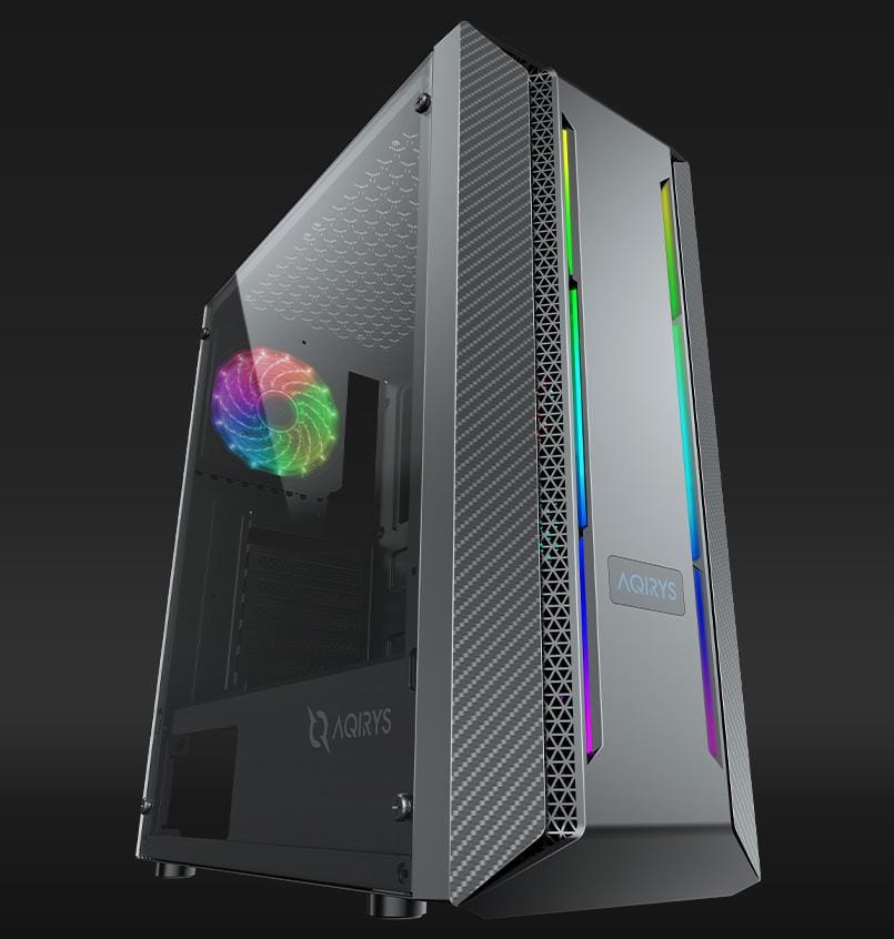 Carcasa AQIRYS MIZAR RGB Mid Tower Black