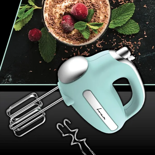 Mixer de mână FRAM FHM-3005GR 300W Verde - imagine 4