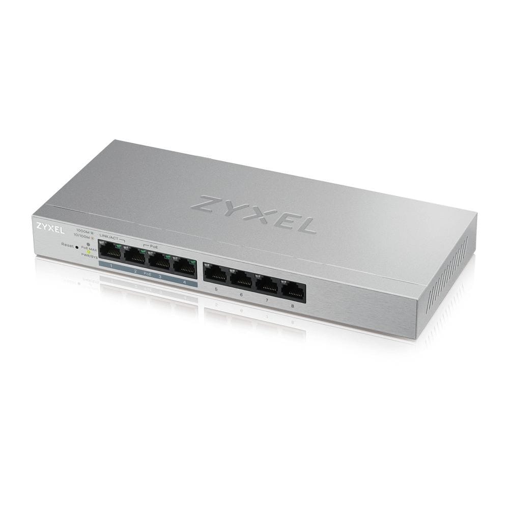 Switch ZYXEL GS1200-8HPV2 8 Porturi Gigabit Managed