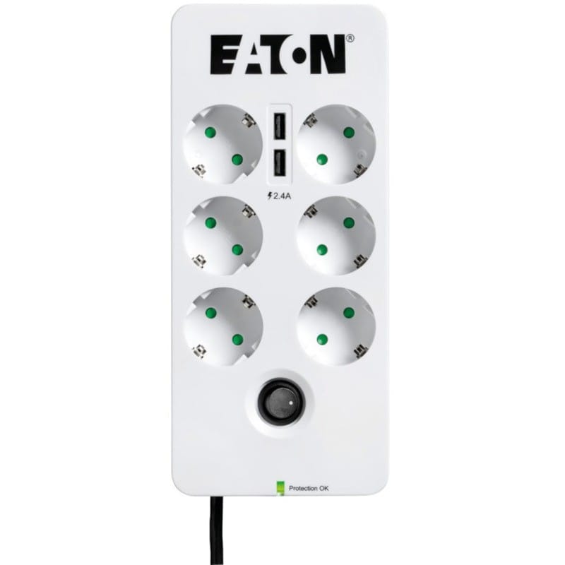 Prelungitor EATON Protection Box 6 USB DIN PB6UD