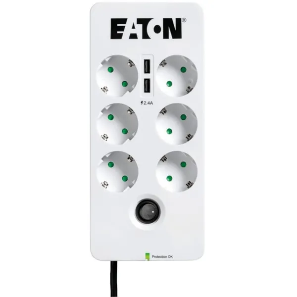 Prelungitor EATON Protection Box 6 USB DIN PB6UD