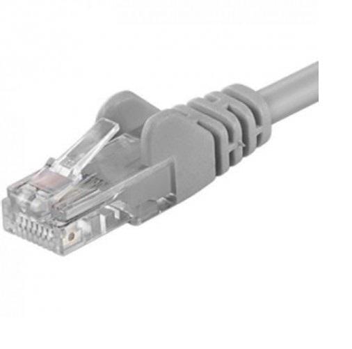 Patchcord UTP RJ45 Cat.6 0.5m Gri Cupru