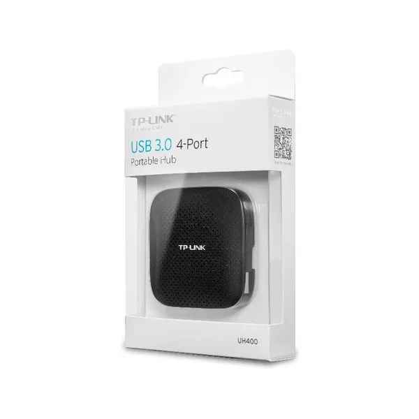 Hub USB TP-LINK UH400 4 Porturi USB 3.0 Negru - imagine 7