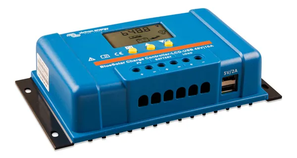 Regulator Solar VICTRON ENERGY BlueSolar PWM DUO-LCD&USB 12/24V-20A - imagine 8