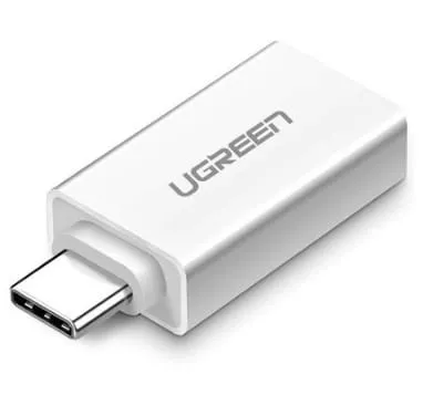 Adaptor UGREEN US173 USB Type-C la USB 3.0 Alb
