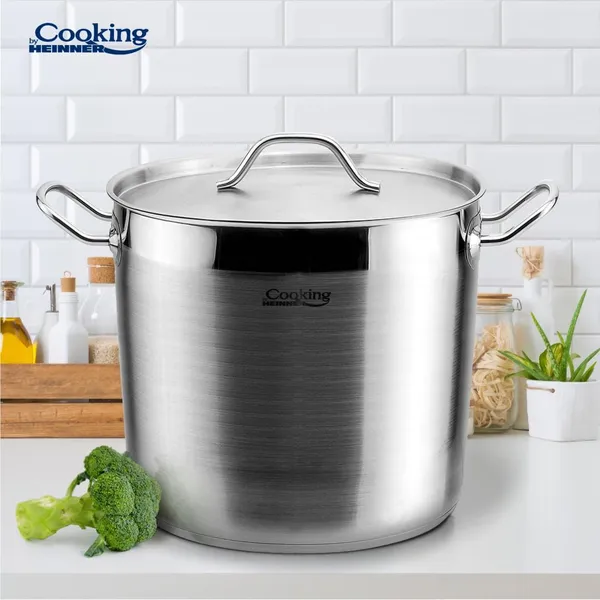 Oală HEINNER Maestro Inox 11L cu capac - imagine 2