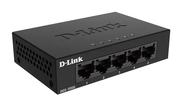 Switch D-LINK DGS-105GL 5 Porturi Gigabit Carcasă Metalică - imagine 3