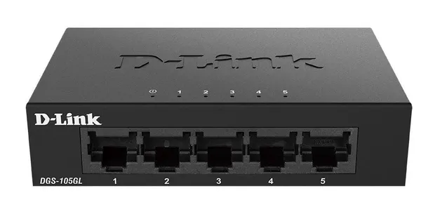 Switch D-LINK DGS-105GL 5 Porturi Gigabit Carcasă Metalică - imagine 4