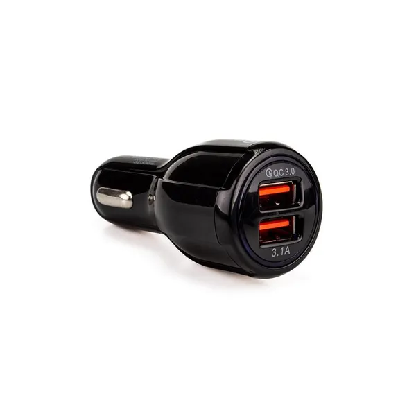 Alimentator Auto SPACER SP-QC-30 2xUSB QC3.0 Negru - imagine 2