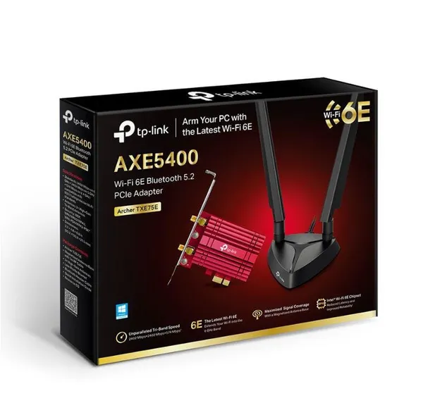 Adaptor Wireless TP-LINK ARCHER TXE75E AX5400 Wi-Fi 6E PCI-E - imagine 4