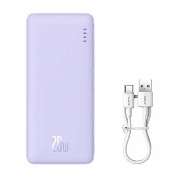 Baterie Externă BASEUS Airpow 10000mAh 20W Violet