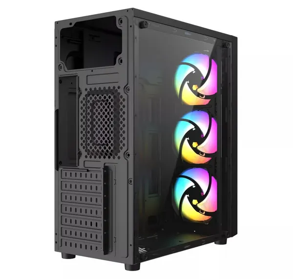 Carcasă PC PRO GAMING JAX Mid Tower ATX Negru - imagine 6