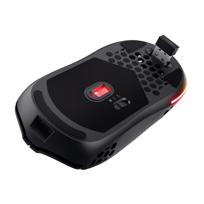 Mouse TRUST GXT 929 Helox Wireless 4800 DPI Negru - imagine 4