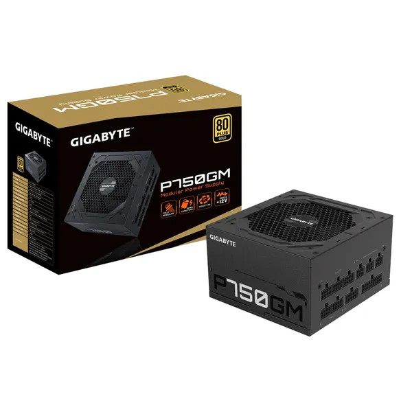 Sursă PC GIGABYTE GP-P750GM 750W Modulară 80 Plus Gold - imagine 11