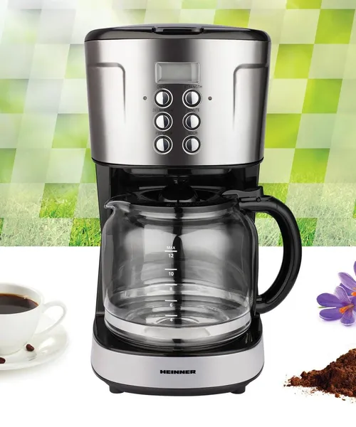 Cafetieră HEINNER HCM-D915BKS 1.5L Negru/Inox