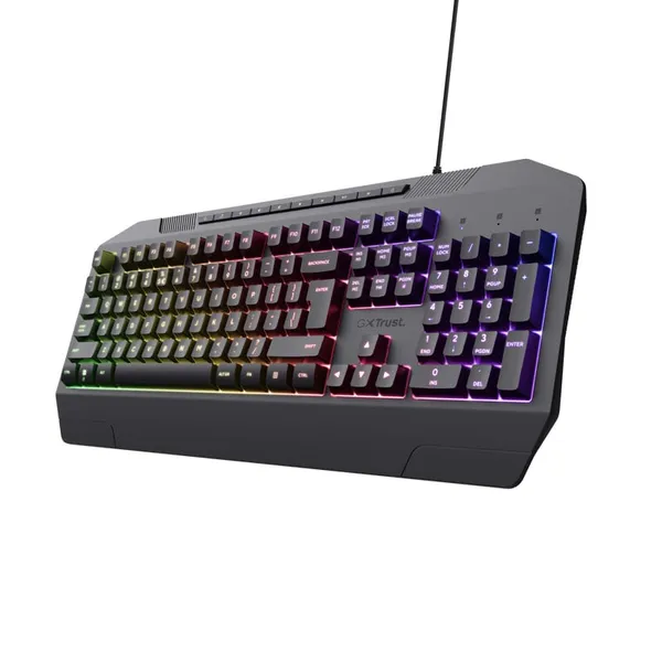 Tastatură Gaming TRUST GXT836 Evocs 114 Taste RGB Negru TR-24722 - imagine 2
