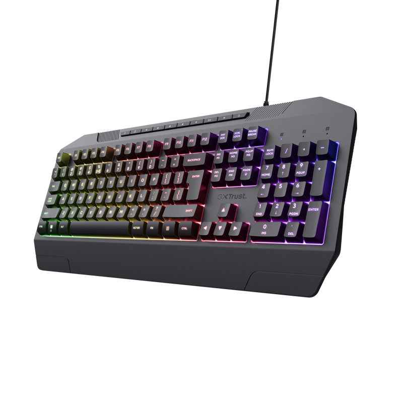 Tastatură Gaming TRUST GXT836 Evocs 114 taste RGB Negru TR-24722 - imagine 2
