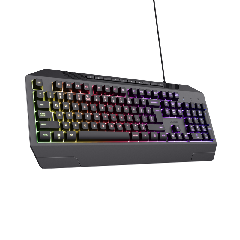 Tastatură Gaming TRUST GXT836 Evocs 114 taste RGB Negru TR-24722 - imagine 3