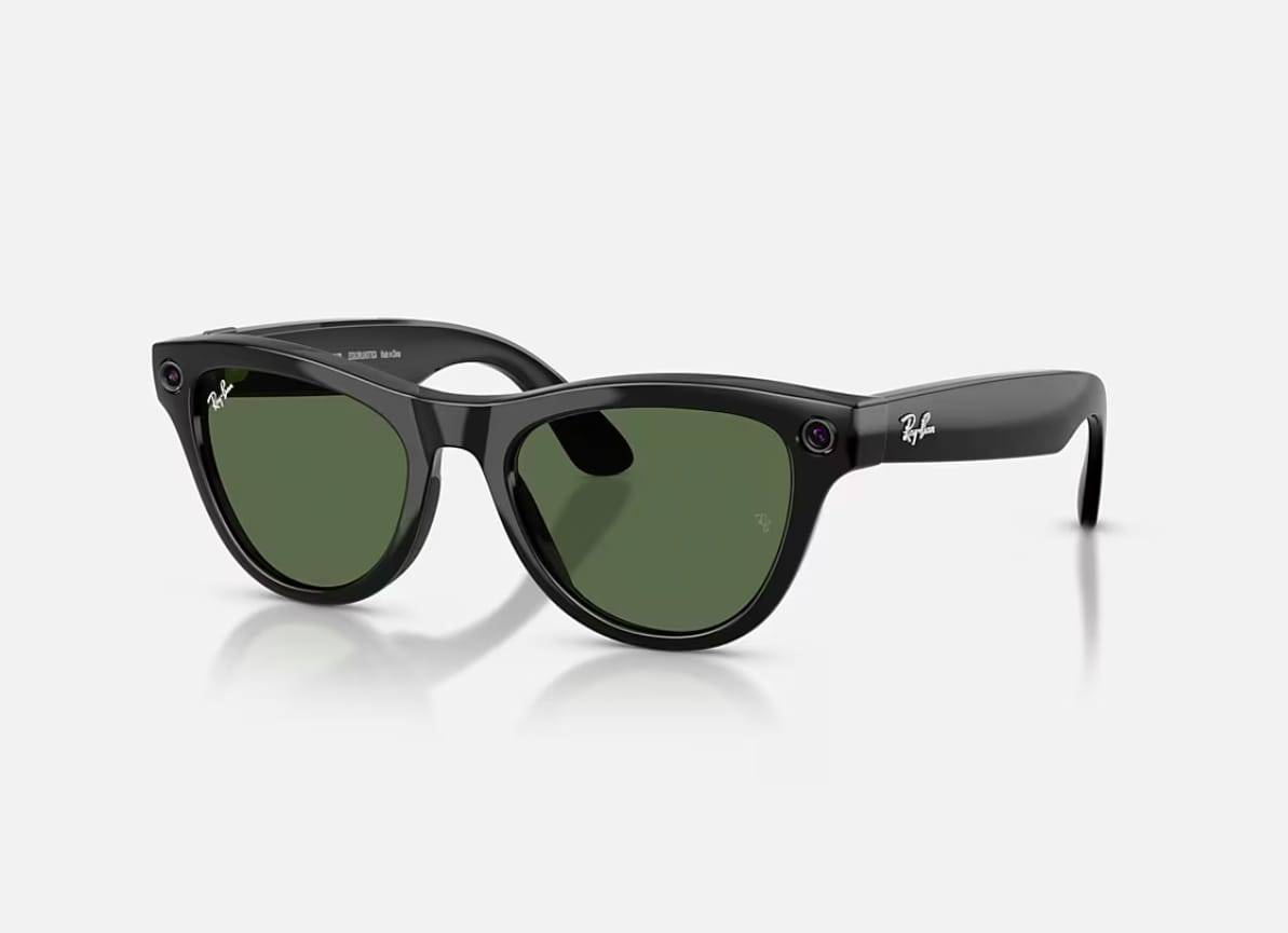 Ochelari Smart RAYBAN Meta Skyler High Bridge Fit Shiny Black G-15 Gen 2 RW4014