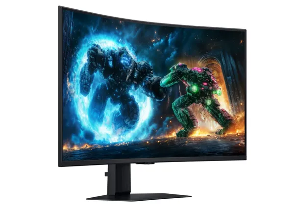 Monitor SAMSUNG LS37FG750EUXEN 37 inch 4K 165Hz Curved Negru - imagine 4