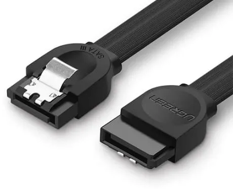 Cablu de date UGREEN US217 SATA 3 0.5m Negru 30796