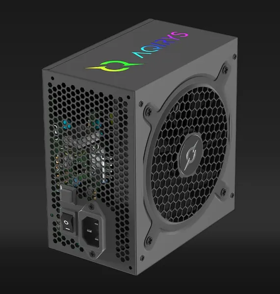 Sursă PC AQIRYS Pulsar 550W 80+ White Neagră - imagine 2