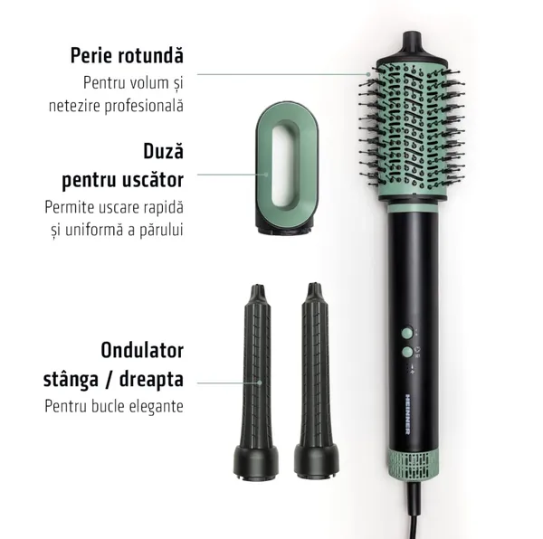 Aparat de Coafat HEINNER HAS-R15BLDC-BK4 1500W Profesional Negru - imagine 9