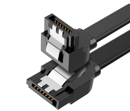 Cablu Date UGREEN US217 SATA 3(T) la SATA 3(T) 0.5m Negru