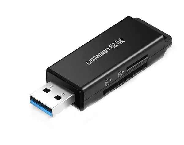 Card reader extern UGREEN CM104 USB 3.0 Negru