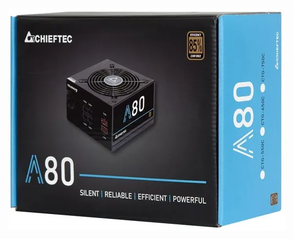 Sursă PC CHIEFTEC A-80 750W Semi-modulară 80 Plus Bronze CTG-750C - imagine 2