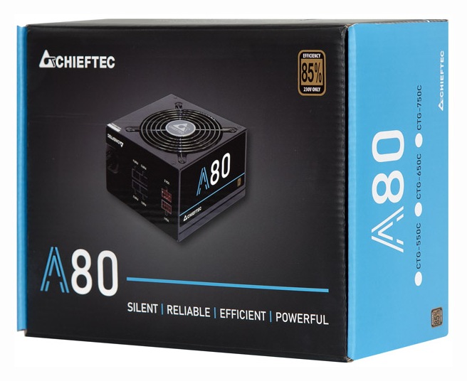 Sursă PC CHIEFTEC A-80 750W Semi-modulară 80 Plus Bronze CTG-750C - imagine 2